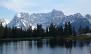 Biketour Auronzohütte - Antornosee mit Sorapis