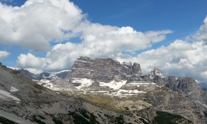 Biketour Auronzohütte - Blick zum Zwölferkofel