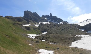 Klettersteig Trincee - Zustieg Klettersteig im Blick Mesola