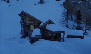 Skitour Pfannspitze - beim Obstanser Boden