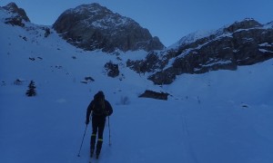 Skitour Pfannspitze - beim Obstanser Boden