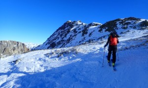 Skitour Pfannspitze - Schlussaufstieg über Südgrat