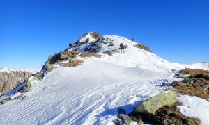 Skitour Pfannspitze - Schlussaufstieg über Südgrat