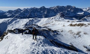 Skitour Pfannspitze - Schlussaufstieg über Südgrat