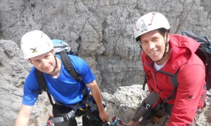 Klettersteig Cirspitzen - Gipfelsieg Kleine Cir