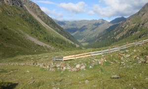 Bergtour Storfenspitze - Beim Garten Rückblick