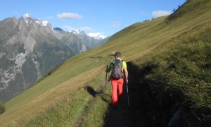 Bergtour Muntanitz - Edelweißwiese