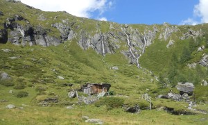 Bergtour Muntanitz - Abstieg Schmelzhütte