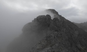 Klettersteig Weittalspitze - Zochenpass, Blick Richtung Gipfel