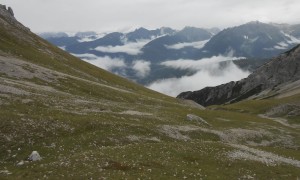 Klettersteig Weittalspitze - Abstieg