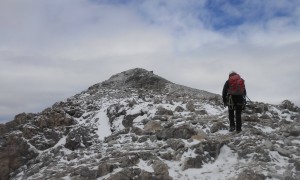 Klettersteig Piz Boè - kurz vor dem Gipfel