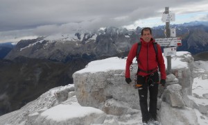 Klettersteig Piz Boè - Gipfelsieg