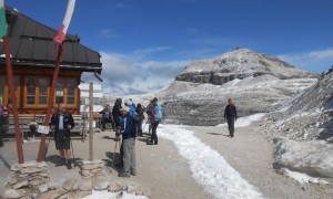 Klettersteig Piz Boè - Pordoihütte