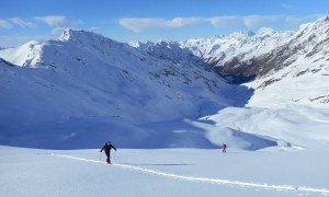 Skitour Kugelwand - Aufstieg