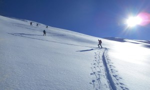 Skitour Kugelwand - Aufstieg