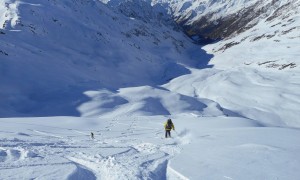 Skitour Kugelwand - Abfahrt