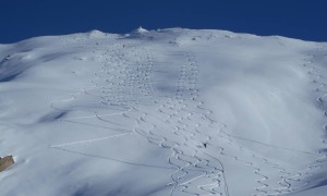 Skitour Kugelwand - Abfahrt