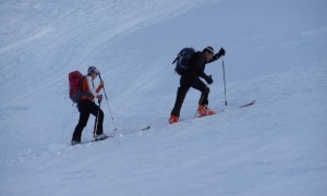 Skitour Trogesschneide - Aufstieg