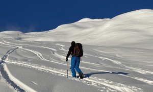 Skitour Toblacher Pfannhorn - Aufstieg