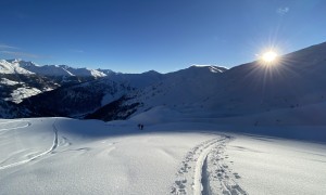 Skitour Toblacher Pfannhorn - Aufstieg