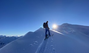 Skitour Toblacher Pfannhorn - Aufstieg über Nordgrat