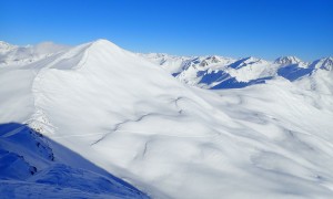 Skitour Toblacher Pfannhorn - Aufstieg über Nordgrat, Blick zum Gaishörndl