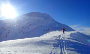 Skitour Toblacher Pfannhorn - Aufstieg über Nordgrat