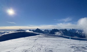 Skitour Toblacher Pfannhorn - Gipfelplateau