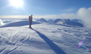 Skitour Toblacher Pfannhorn - Gipfelplateau