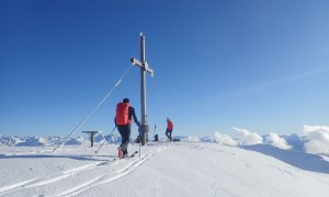 Skitour Toblacher Pfannhorn - Gipfelsieg