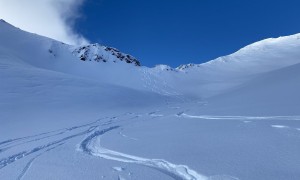 Skitour Toblacher Pfannhorn - Abfahrt