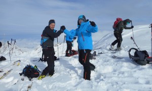 Skitour Hochstein - Gipfelsieg