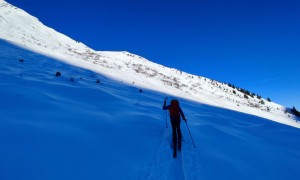 Skitour Spitzköfele - Aufstieg