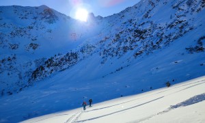 Skitour Spitzköfele - Aufstieg