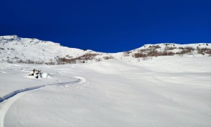 Skitour Spitzköfele - Aufstieg