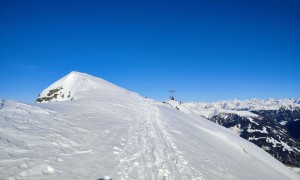 Skitour Spitzköfele - kurz vor dem Gipfel