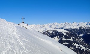 Skitour Spitzköfele - kurz vor dem Gipfel