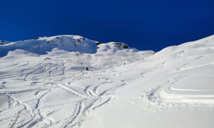 Skitour Spitzköfele - Abfahrt