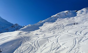 Skitour Spitzköfele - Abfahrt