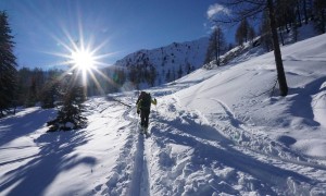 Skitour Öfenspitze & Hochegg - Aufstieg Öfenspitze