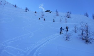 Skitour Öfenspitze & Hochegg - Aufstieg Öfenspitze