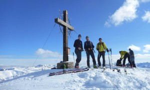 Skitour Öfenspitze & Hochegg - Gipfelsieg Öfenspitze