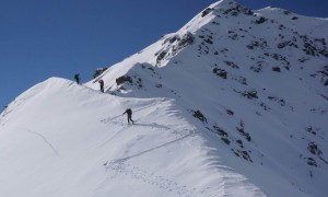 Skitour Öfenspitze & Hochegg - Grataufstieg Hochegg