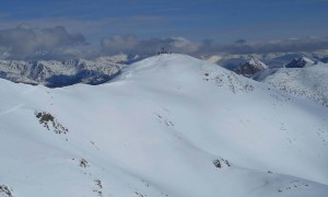 Skitour Öfenspitze & Hochegg - Rückblick Öfenspitze