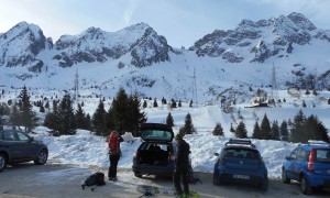 Skitouren Adamellogruppe - Start Tonalepass