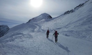 Skitouren Adamellogruppe - Aufstieg Presena