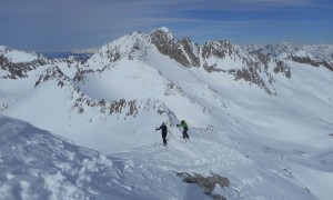 Skitouren Adamellogruppe - Aufstieg Presena