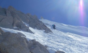 Skitouren Adamellogruppe - Aufstieg Cresta Croce