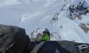 Skitouren Adamellogruppe - Auf dem Grat zur Kanone