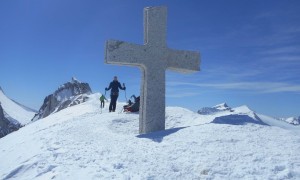 Skitouren Adamellogruppe - Gipfelsieg Cresta Croce